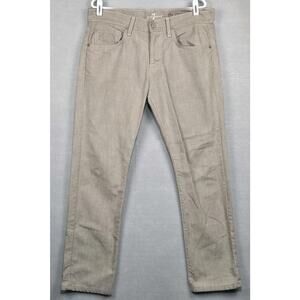 7 For All Mankind Men's The Straight Jeans Tan Sz 34x31